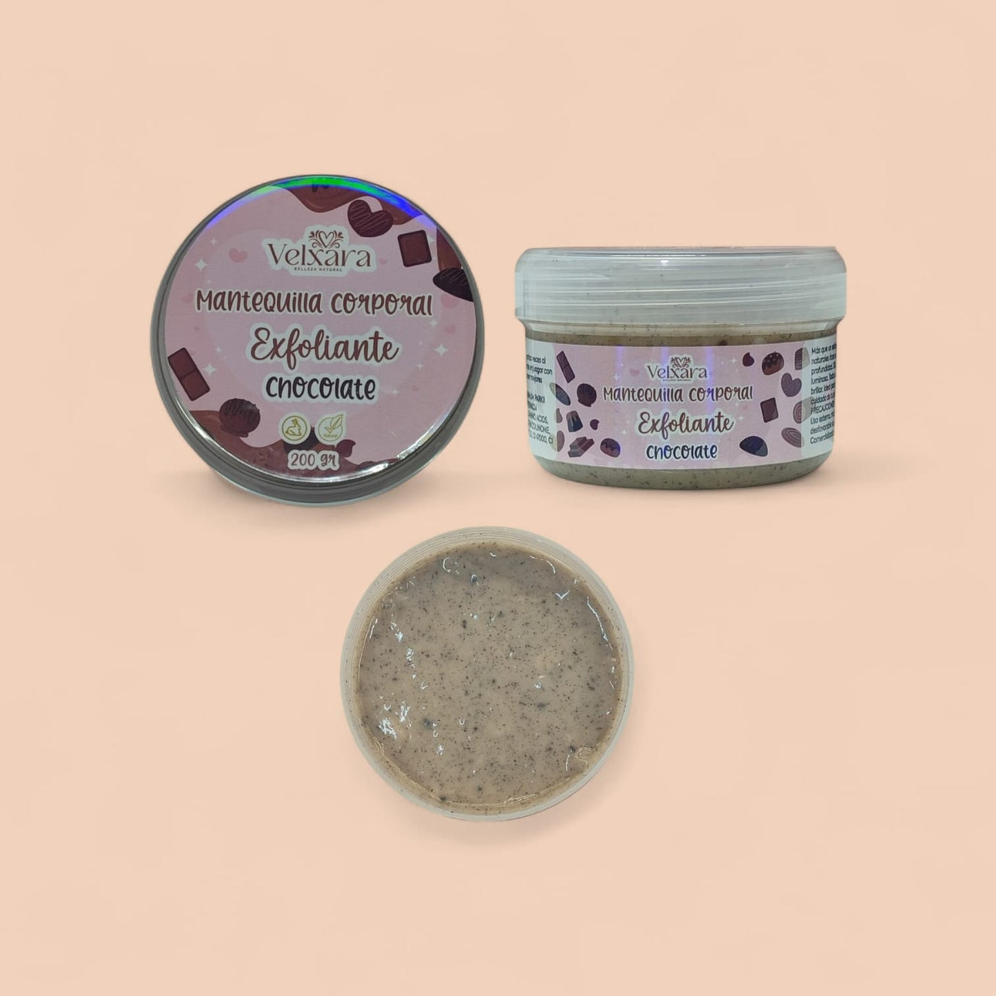 🍫 Exfoliante Corporal de Chocolate – 200 g