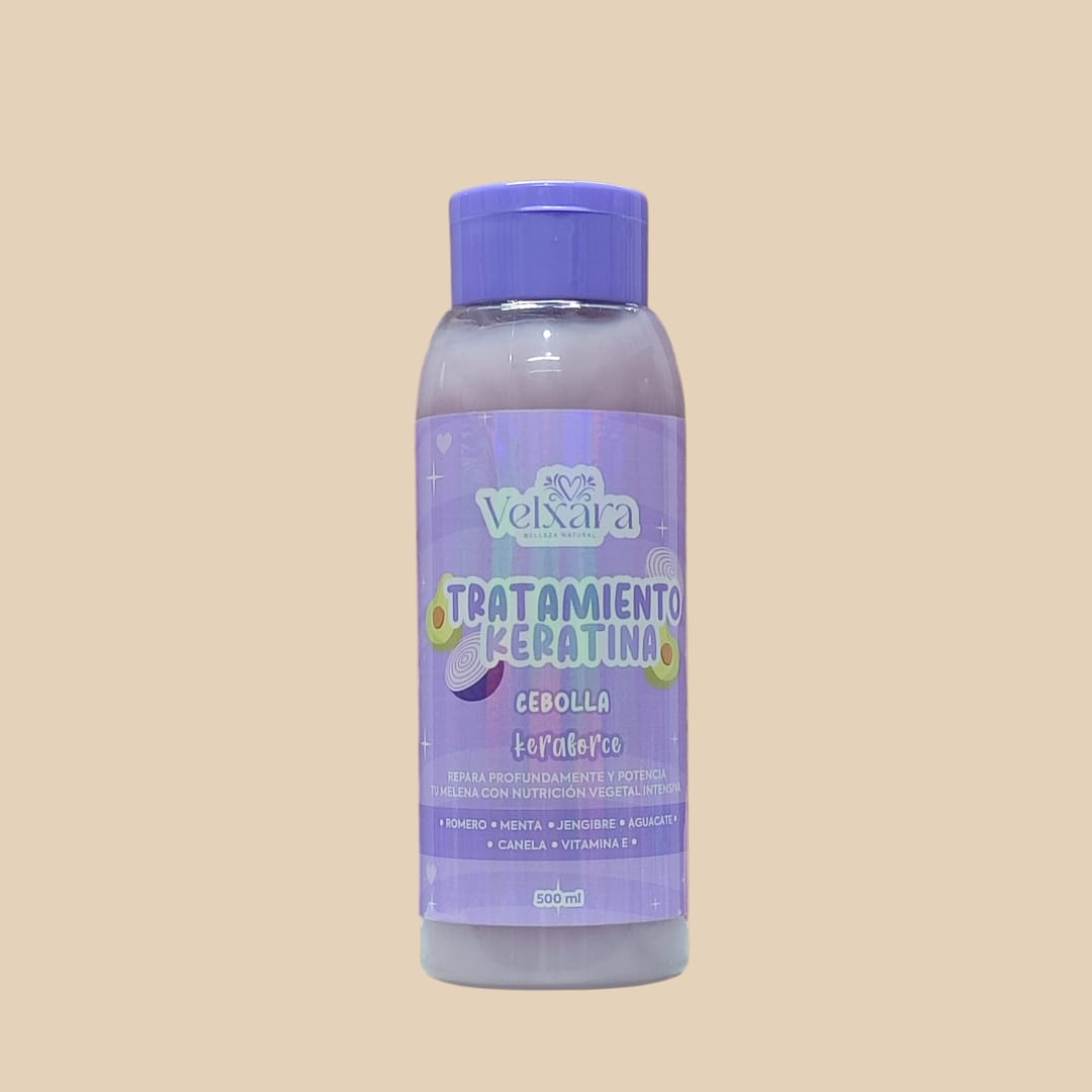 🌿 TRATAMIENTO KERATINA CAPILAR CEBOLLA (500 ml)