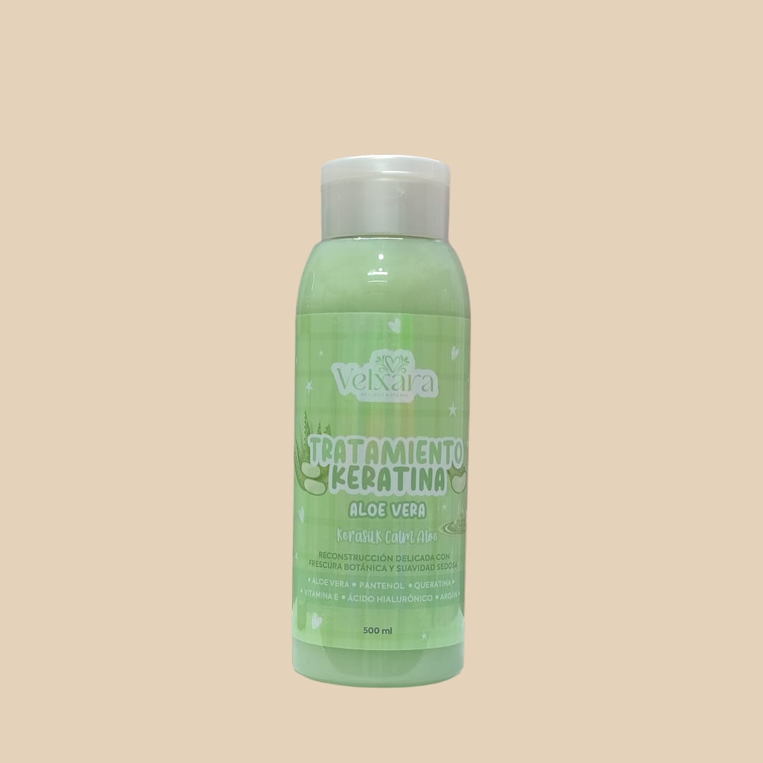 🌱 TRATAMIENTO KERATINA CAPILAR ALOE VERA (500 m