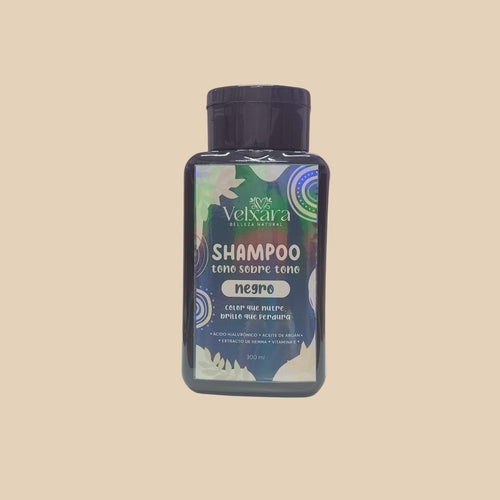 🖤 SHAMPOO TONO SOBRE TONO NEGRO