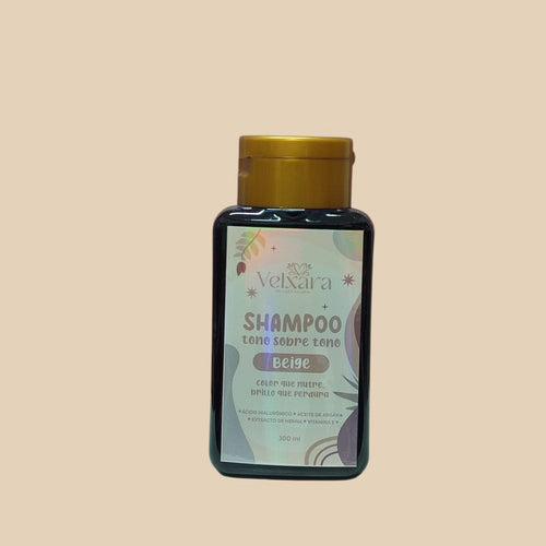 🤎 SHAMPOO TONO SOBRE TONO BEIGE