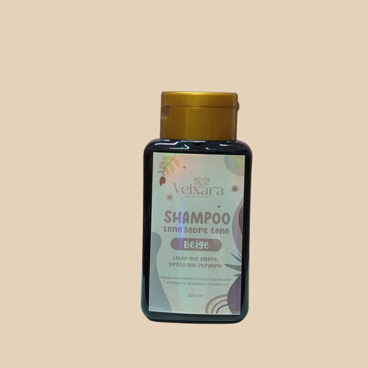 🤎 SHAMPOO TONO SOBRE TONO BEIGE