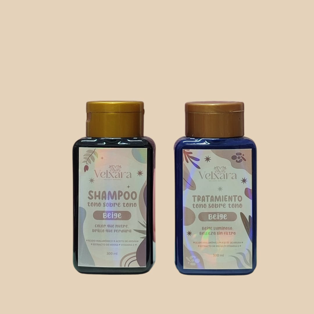 � KIT TONO SOBRE TONO BEIGE