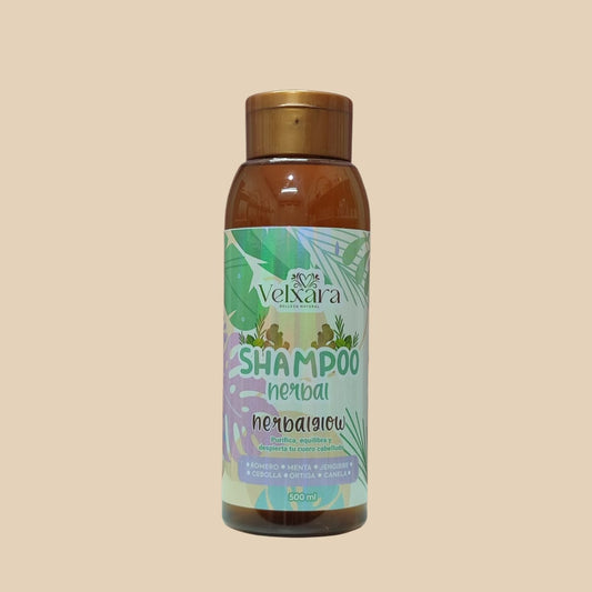 🌿 SHAMPOO HERBAL –HERBALGLOW Cuero Cabelludo Normal a Graso (500 ml)