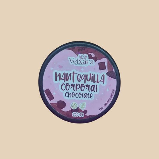 🍫 Mantequilla Corporal Chocolate con Destellos Dorados – 200 g