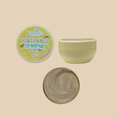 � Mantequilla Corporal Mango con Destellos Dorados – 200 g