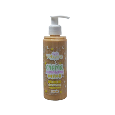 3 Crema Iluminadora Corporal Golden Aroma Vainilla - 250gr
